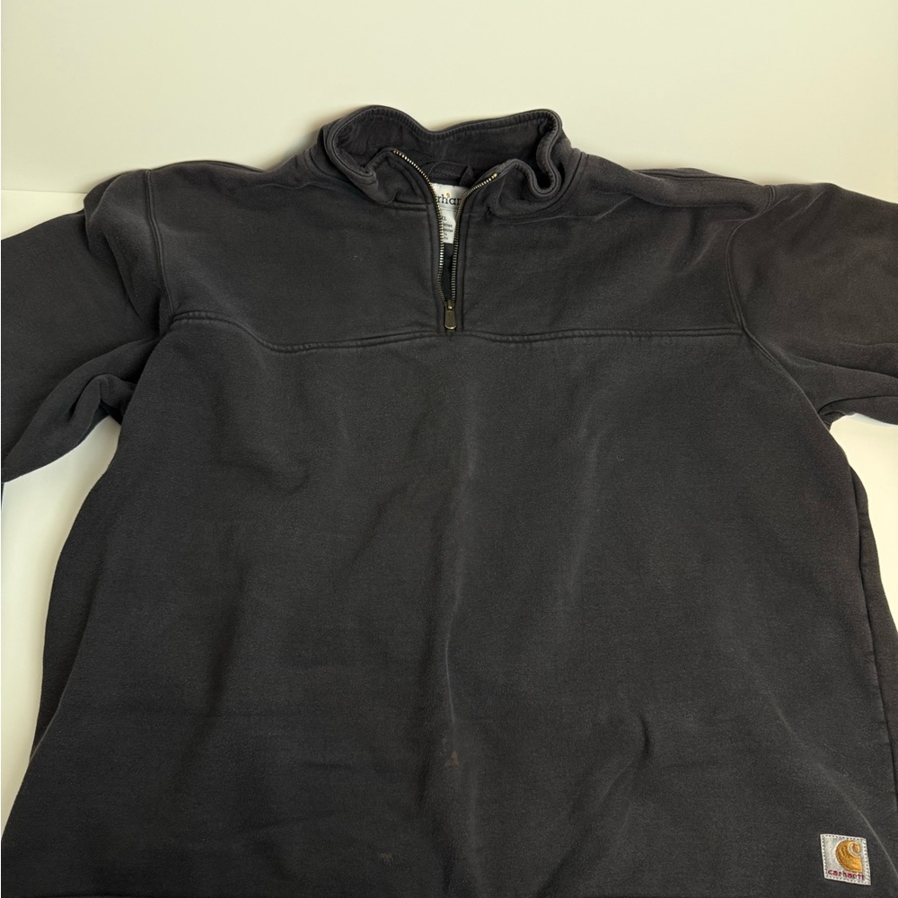 Carhartt Dark Gray Quarter-Zip Pullover